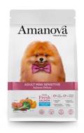 Amanova Adult Mini Sensitive Salmon Deluxe Grain Free Xira Trofi xoris Sitira ga Enilikous Skulous me Solomo 2kg